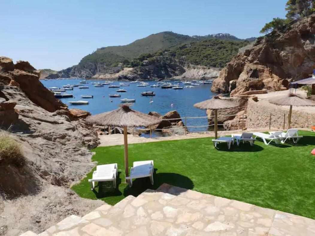 Capsasalbegur74 Terraza Sobre Mar Piscina Del Mar Begur Exterior foto