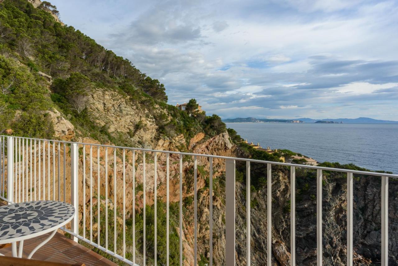 Capsasalbegur74 Terraza Sobre Mar Piscina Del Mar Begur Exterior foto